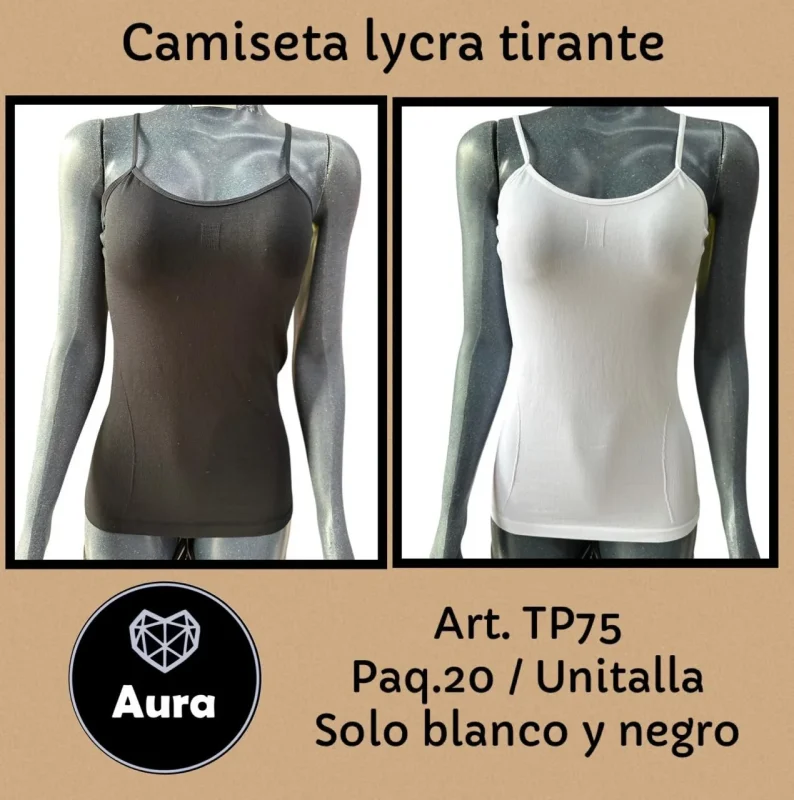 Camiseta lycra tirante-TP75
