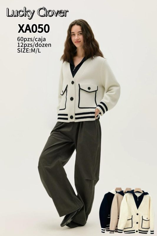 Cárdigan con Bolsillos-XA050