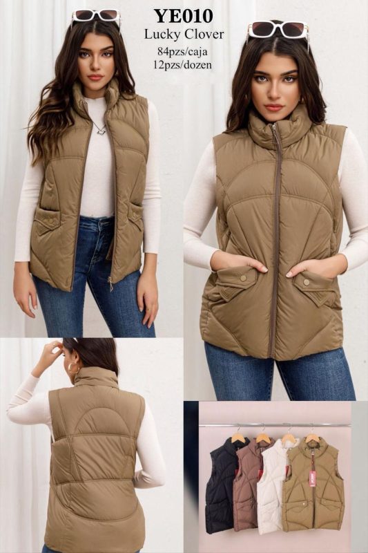 Chaleco acolchado Lucky Clover-YE010