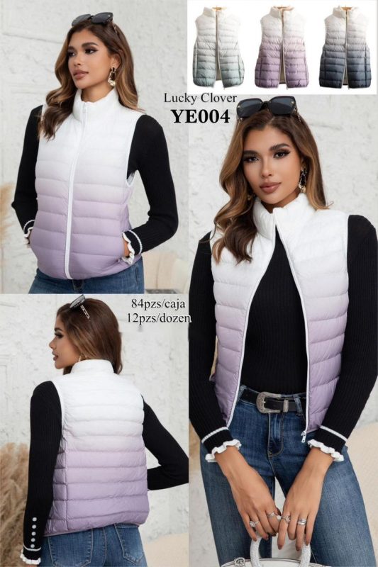 Chaleco Acolchado Degradado-YE004