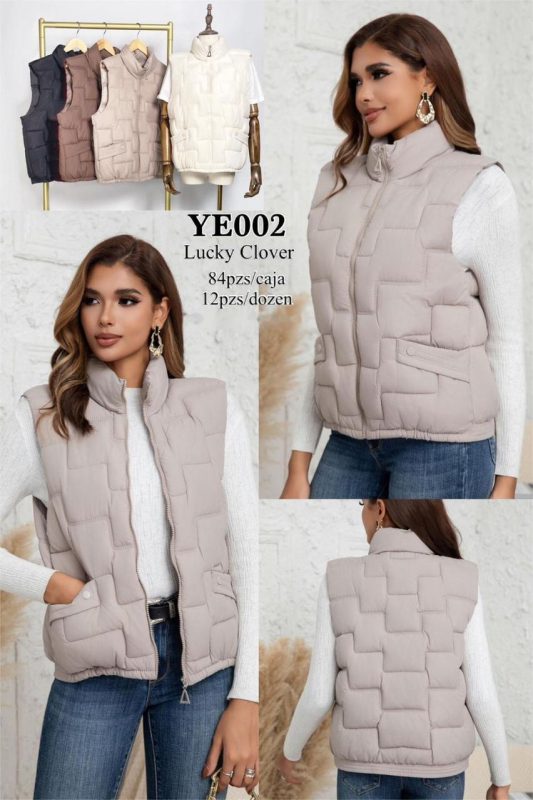 Chaleco acolchado Lucky Clover-YE002