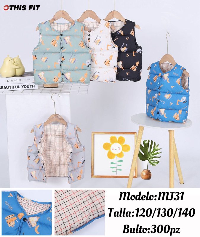 Chaleco acolchado para niño-MJ31