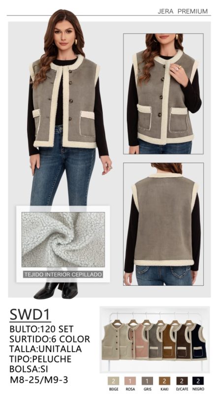 Chaleco tipo peluche-SWD1