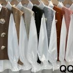 Chaleco tejido con camisa-QQ833 - 2