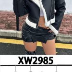 Chamarra biker con borrega-XW2985 - 4