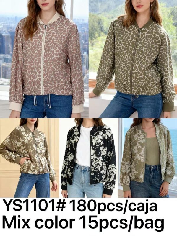 Chamarra Bomber Estampada-YS1101