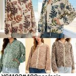 Chamarra bomber estampada-YS1102 - 1