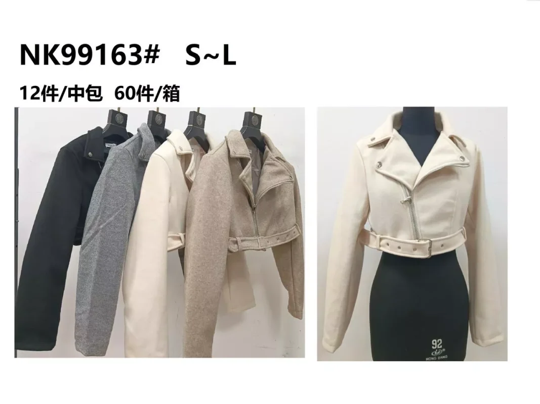 Chamarra crop tipo biker-NK99163