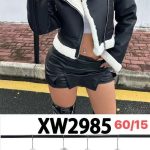 Chamarra biker con borrega-XW2985 - 1