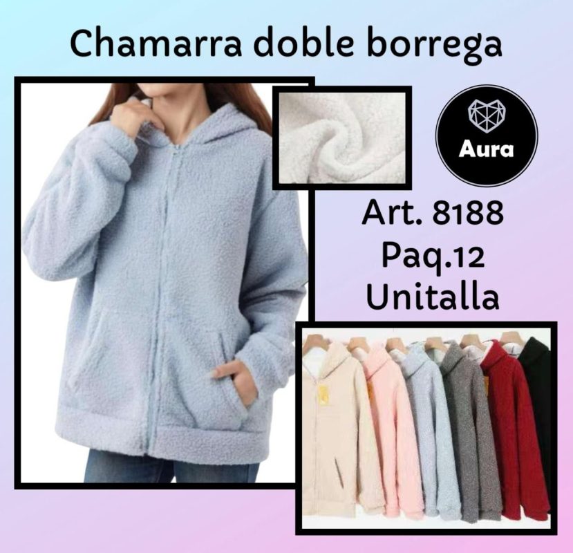 Chamarra doble borrega Aura-8188