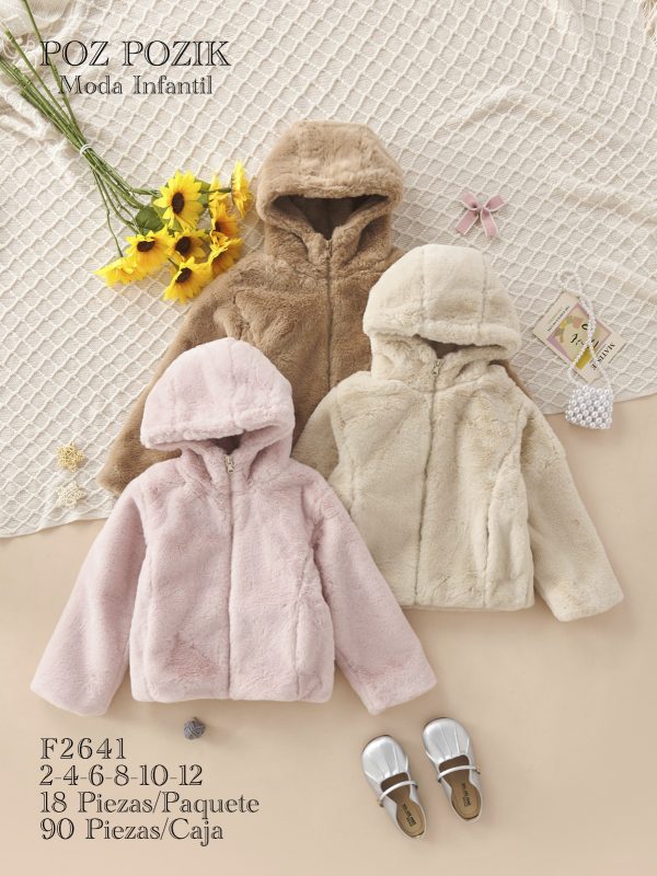 Chamarra infantil con capucha-F2641