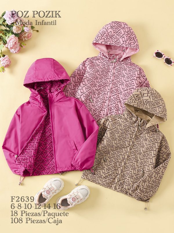 Chamarra infantil con estampado-F2639