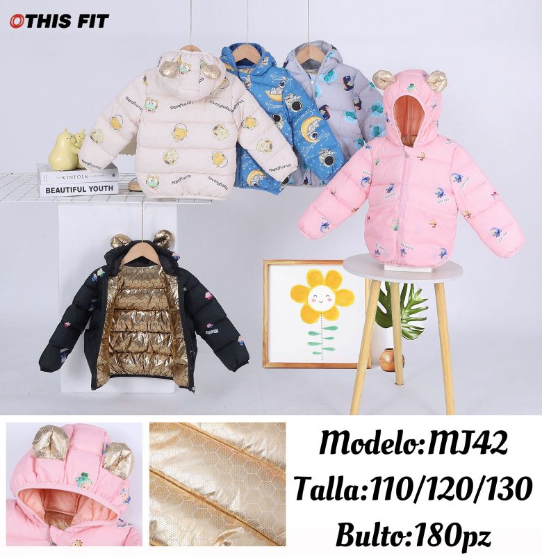 Chamarra para niño/niña con orejas-MJ42