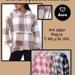 Chamarra peluche cuadrado-5950 - 1