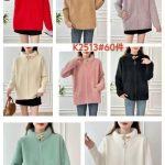 Chamarra tipo suéter  con cierre-K2513 - 2