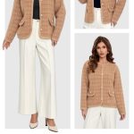 Chaqueta tipo tweed con botones-NITG245 - 1