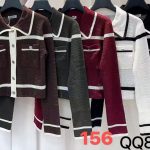 Chaqueta de punto con cuello Peter Pan-QQ869 - 5