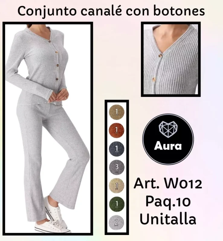 Conjunto canale 3 piezas-WO12