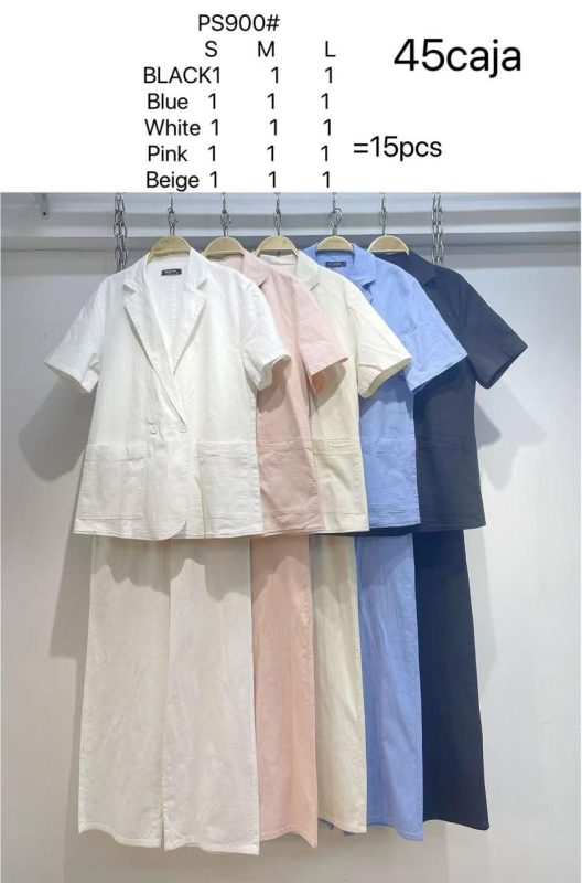 Conjunto de blazer y falda-PS900