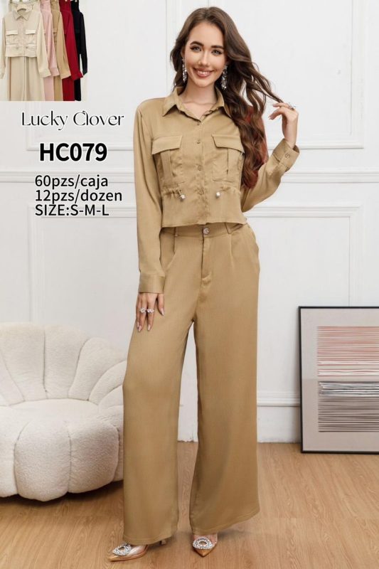 Conjunto de camisa y pantalón-HC079