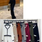 Conjunto de cardigan y pantalón-QQ858 - 2