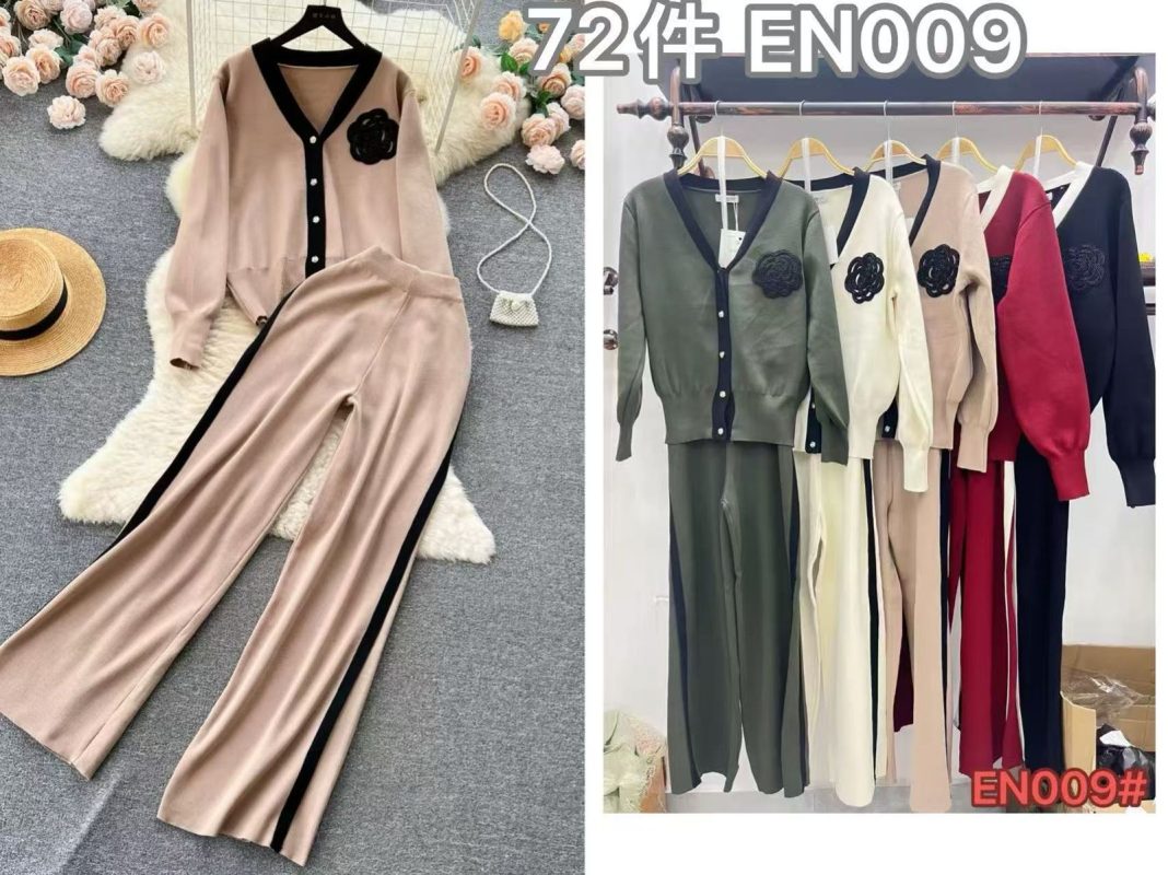 Conjunto cardigan y pantalón-EN009