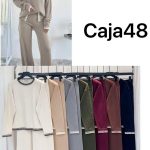 Conjunto de dos piezas con ribete en contraste-QQ837 - 2