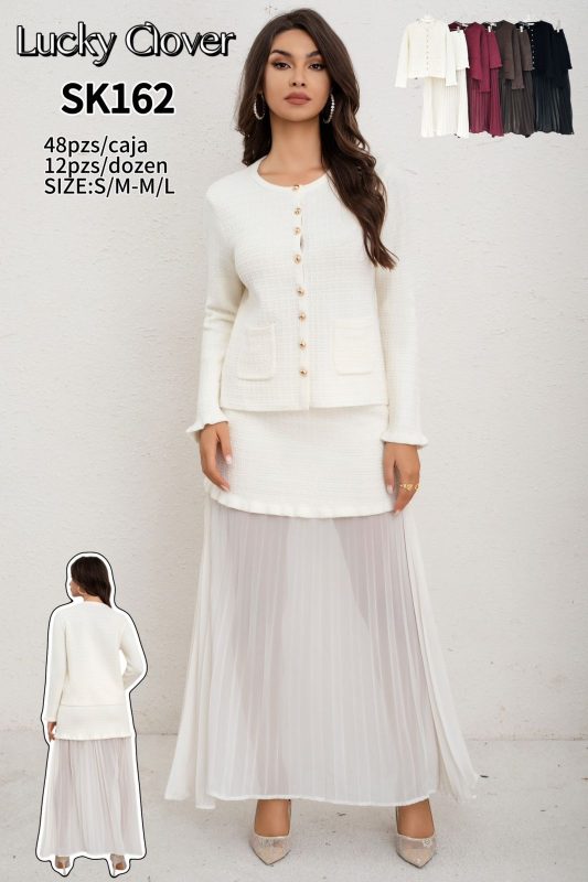 Conjunto de falda y chaqueta-SK162