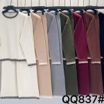 Conjunto de dos piezas con ribete en contraste-QQ837 - 1