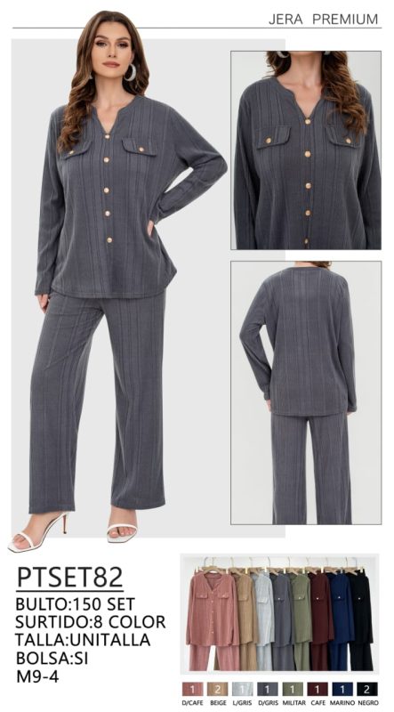 Conjunto de pijama para dama-PTSET82