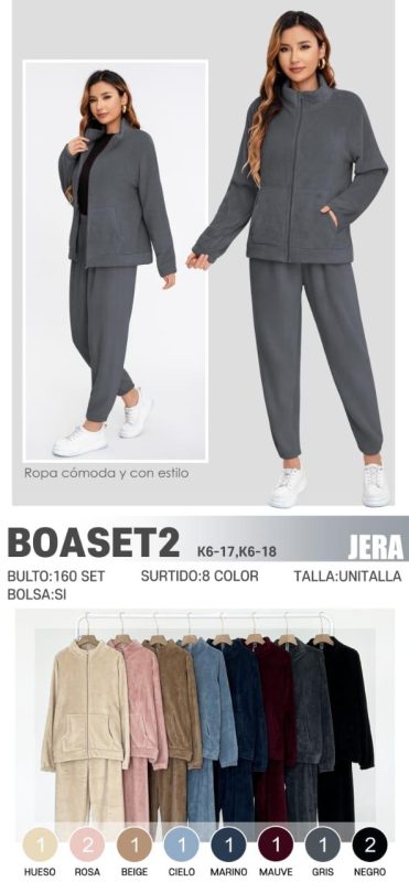 Conjunto de polar para mujer-BOASET2