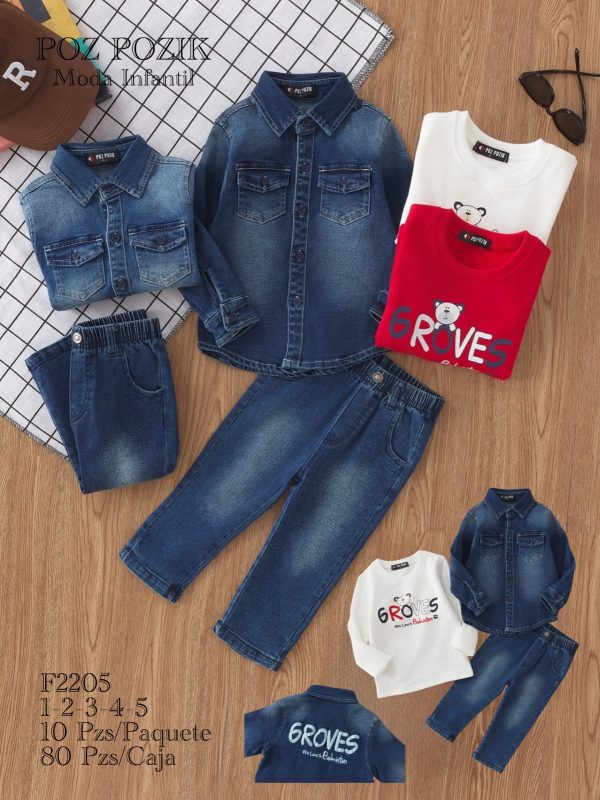Conjunto de ropa infantil Poz Pozik-F2205