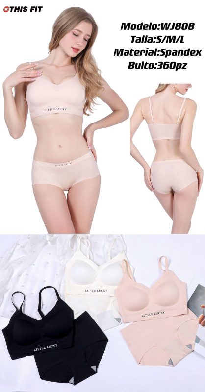 Conjunto de ropa interior mujer-WJ808