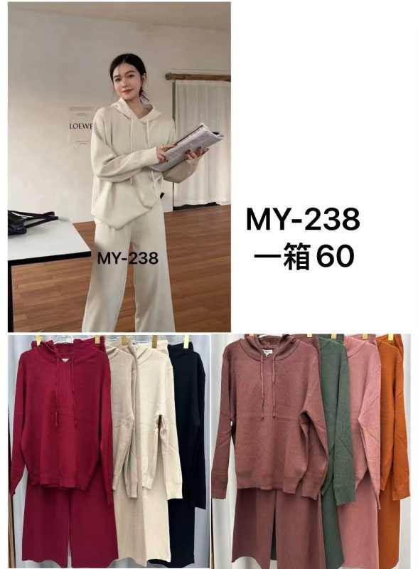 Conjunto de pants y sudadera para dama-MY238