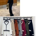 Conjunto de cardigan y pantalón-QQ858 - 1