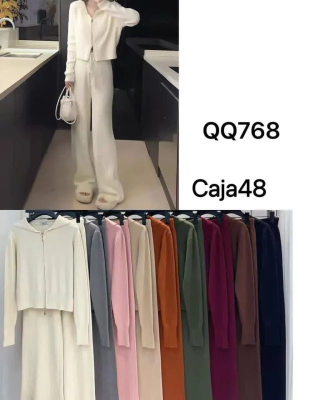 Conjunto de suéter y pantalón-QQ768