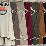 Conjunto de suéter y pantalones-QQ836 - 2