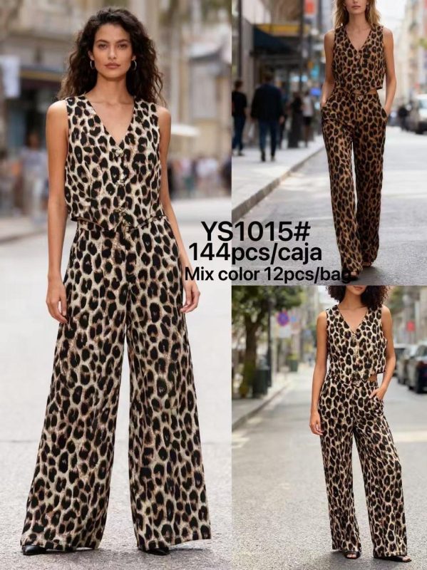 Conjunto de leopardo para mujer-YS1015