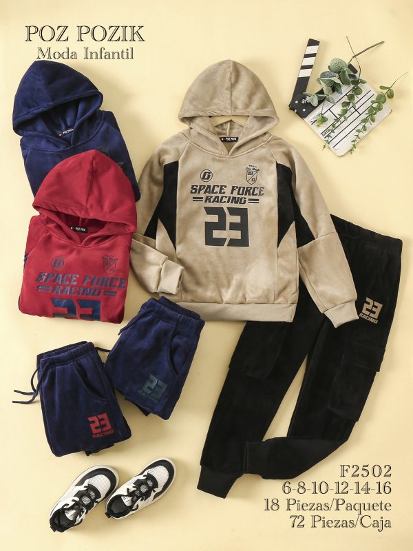 Conjunto deportivo Force Racing para niño-F2502