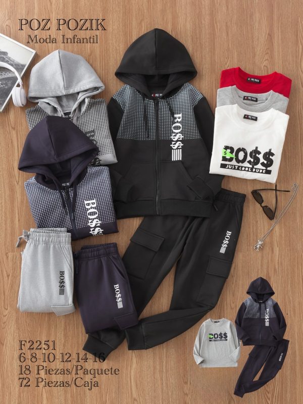 Conjunto deportivo infantil BOSS-F2251