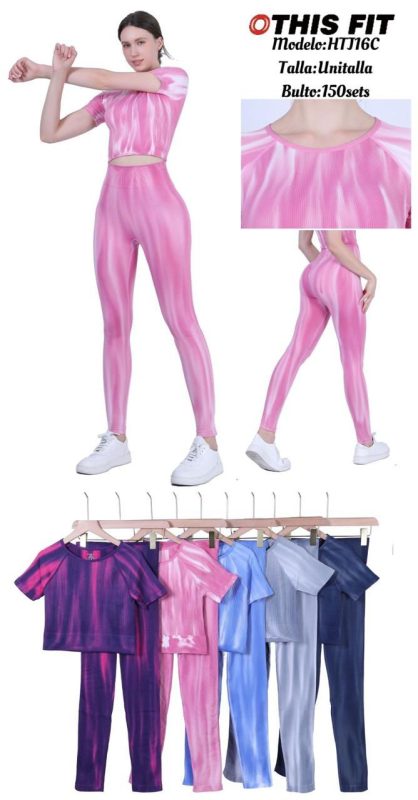 Conjunto deportivo tie-dye-HTJ16C