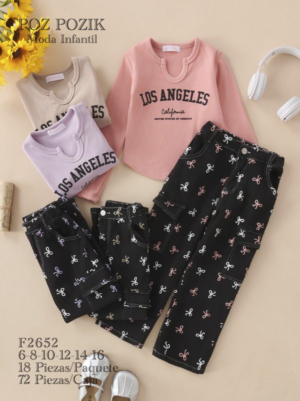 Conjunto Infantil Los Angeles-F2652