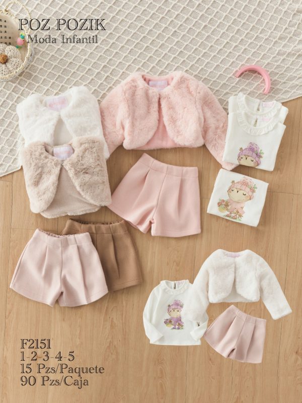 Conjunto Infantil Moda Poz Pozik-F2151