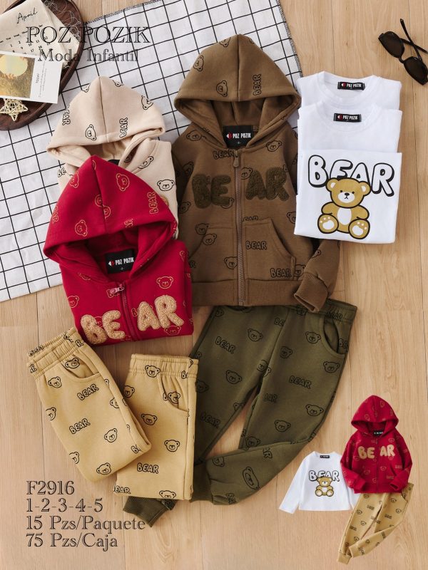 Conjunto Infantil Oso-F2916