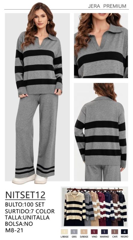 Conjunto Jersey Rayas-NITSET12