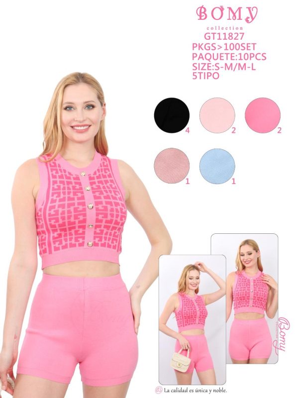 Conjunto top y shorts-GT11827