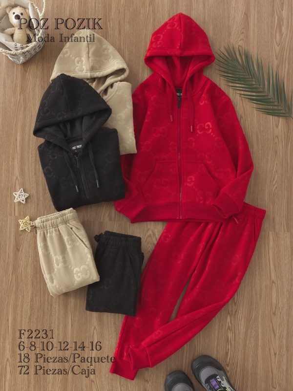 Conjuntos de ropa para niño con estampado-F2231