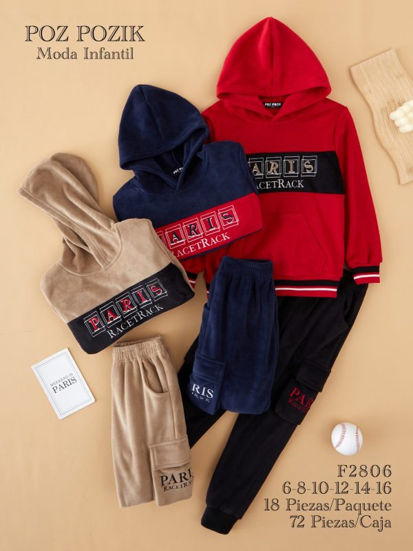 Conjuntos deportivos infantiles Paris Racetrack-F2806