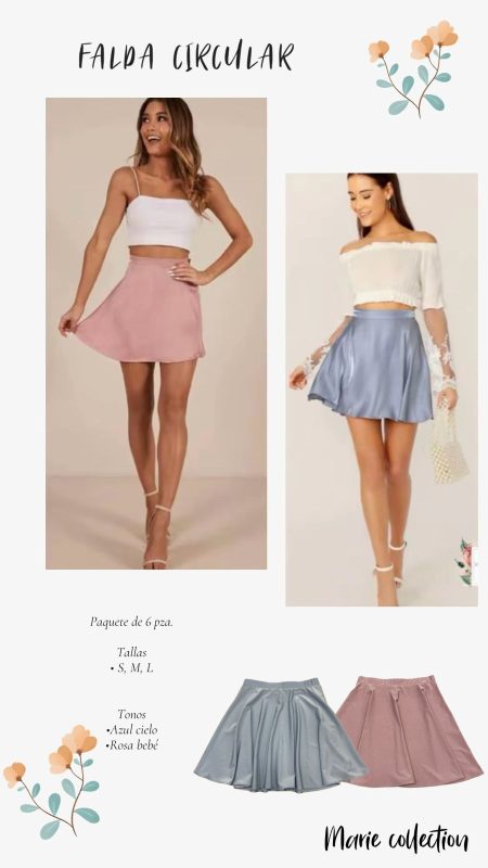 Falda circular para mujer-72990