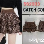Falda corta con estampado animal print-SS2003 - 1